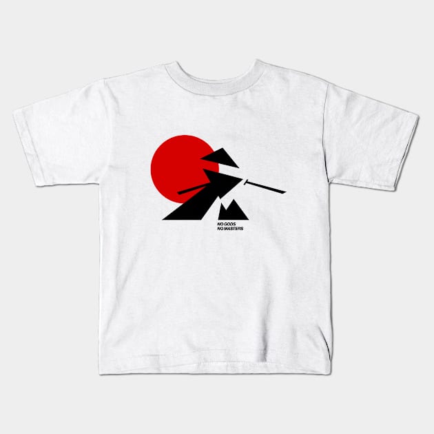 Ronin Warrior / Samurai T-Shirt Kids T-Shirt by MinimalAnimal